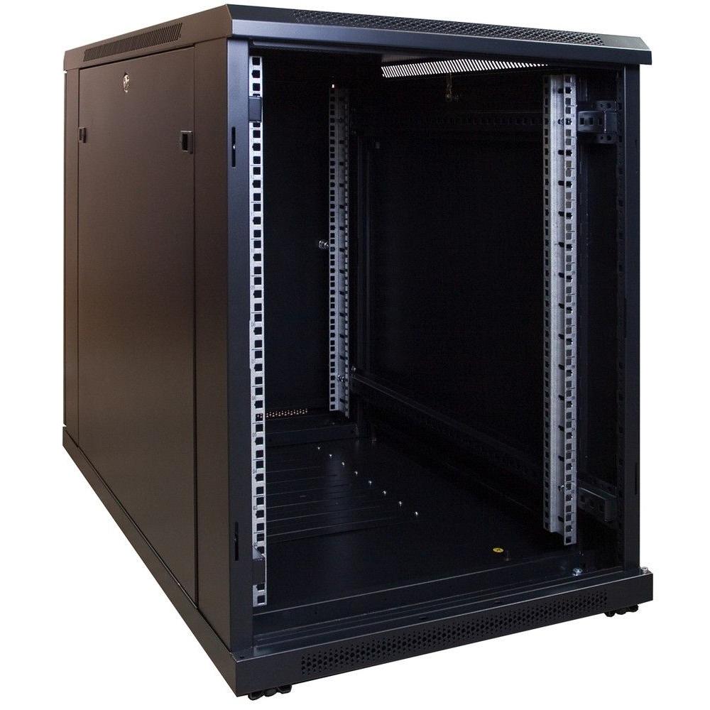 15U miniserverkabinet 19 Inch 600x1000x860mm (BxDxH) Patchkabinet Rackkabinet Datakabinet