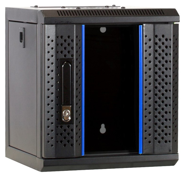 6U Serverkabinet 10 Inch 312x310x352mm (BxDxH) Patchkabinet Vægkonsoll Datakabinet