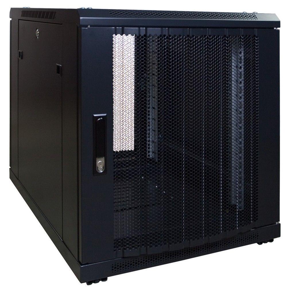 12U miniserverkabinet 19 Inch 600x800x720mm (BxDxH) Patchkabinet Rackkabinet Datakabinet