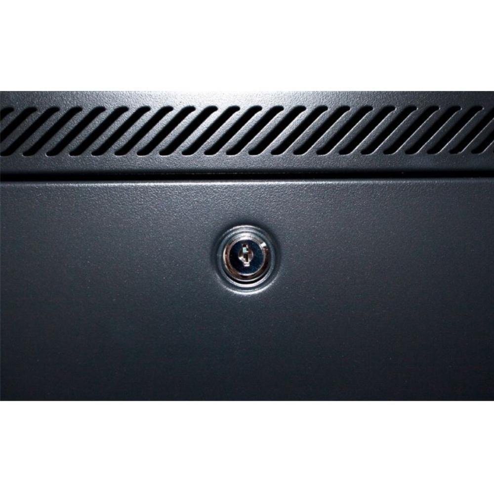 12U miniserverkabinet 19 Inch 600x800x720mm (BxDxH) Patchkabinet Rackkabinet Datakabinet
