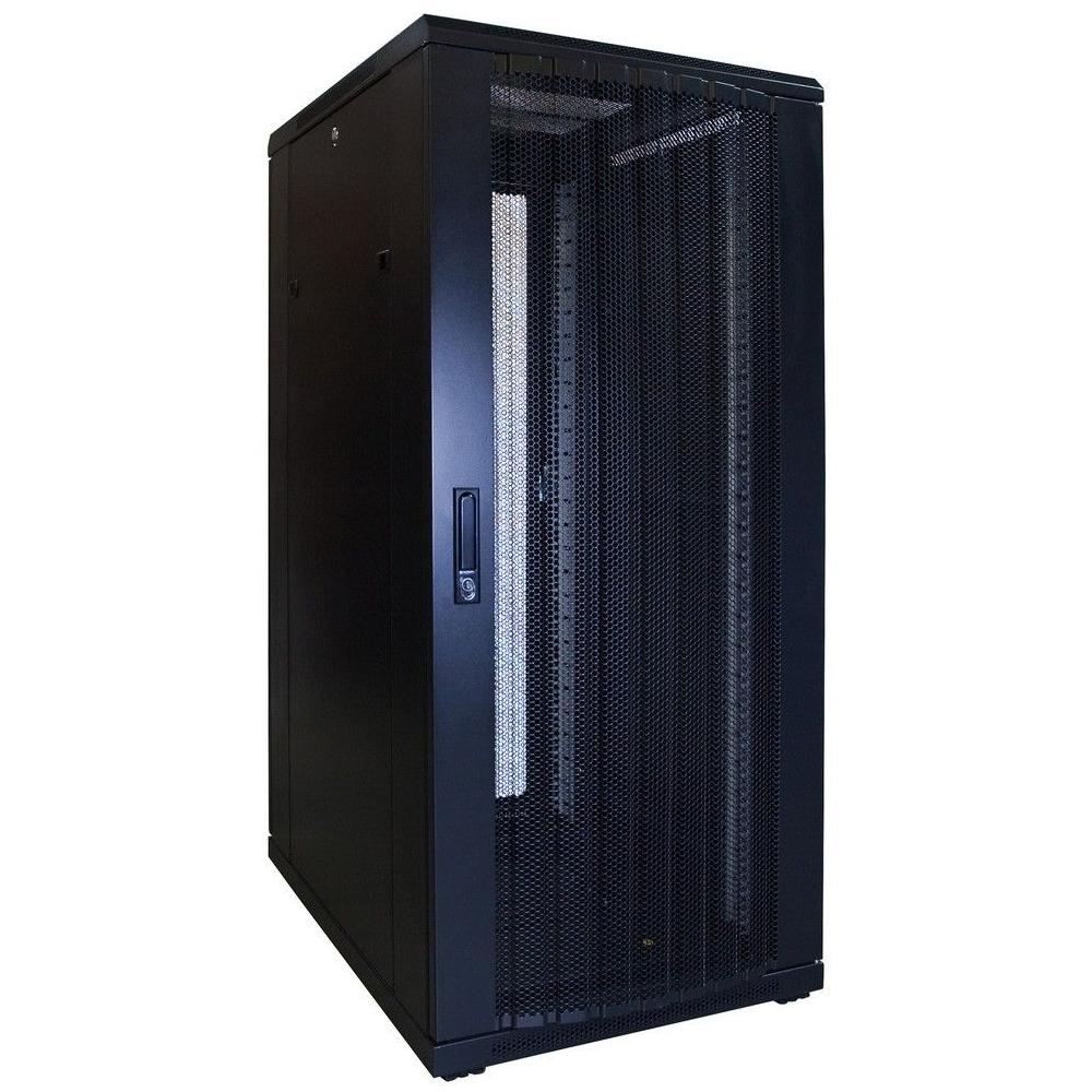 27U Serverkabinet 19 tommer 600x800x1400mm (BxDxH) Patchkabinet Rackkabinet Datakabinet