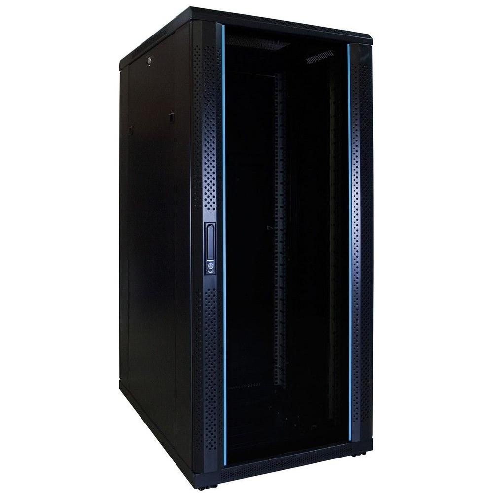 27U Serverkabinet 19 tommer 600x800x1400mm (BxDxH) Patchkabinet Rackkabinet Datakabinet