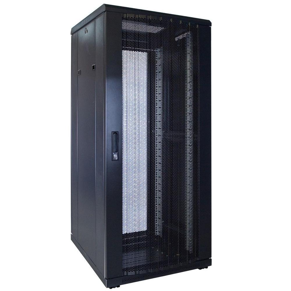 27U Serverkabinet 19 tommer 600x600x1400mm (BxDxH) Patchkabinet Rackkabinet Datakabinet