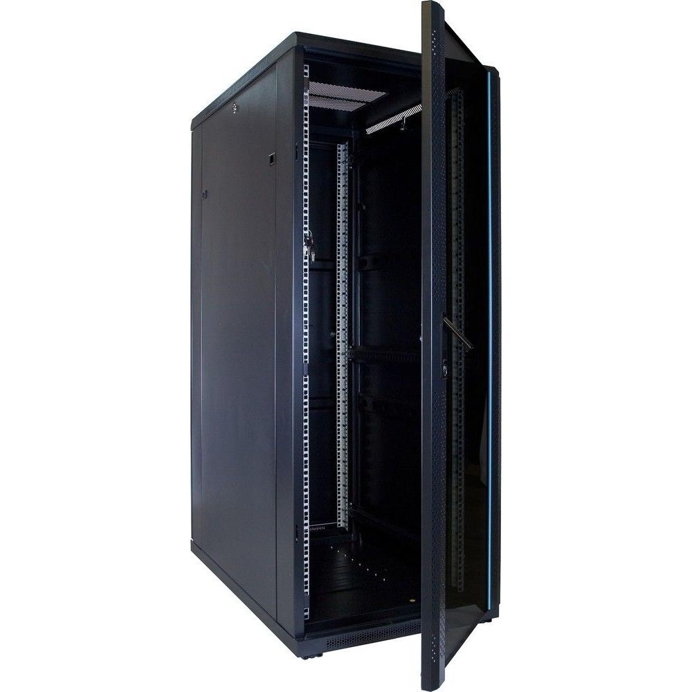 32U Serverkabinet 19 Tommer 600x1000x1600mm (BxDxH) Patchkabinet Rackkabinet Datakabinet