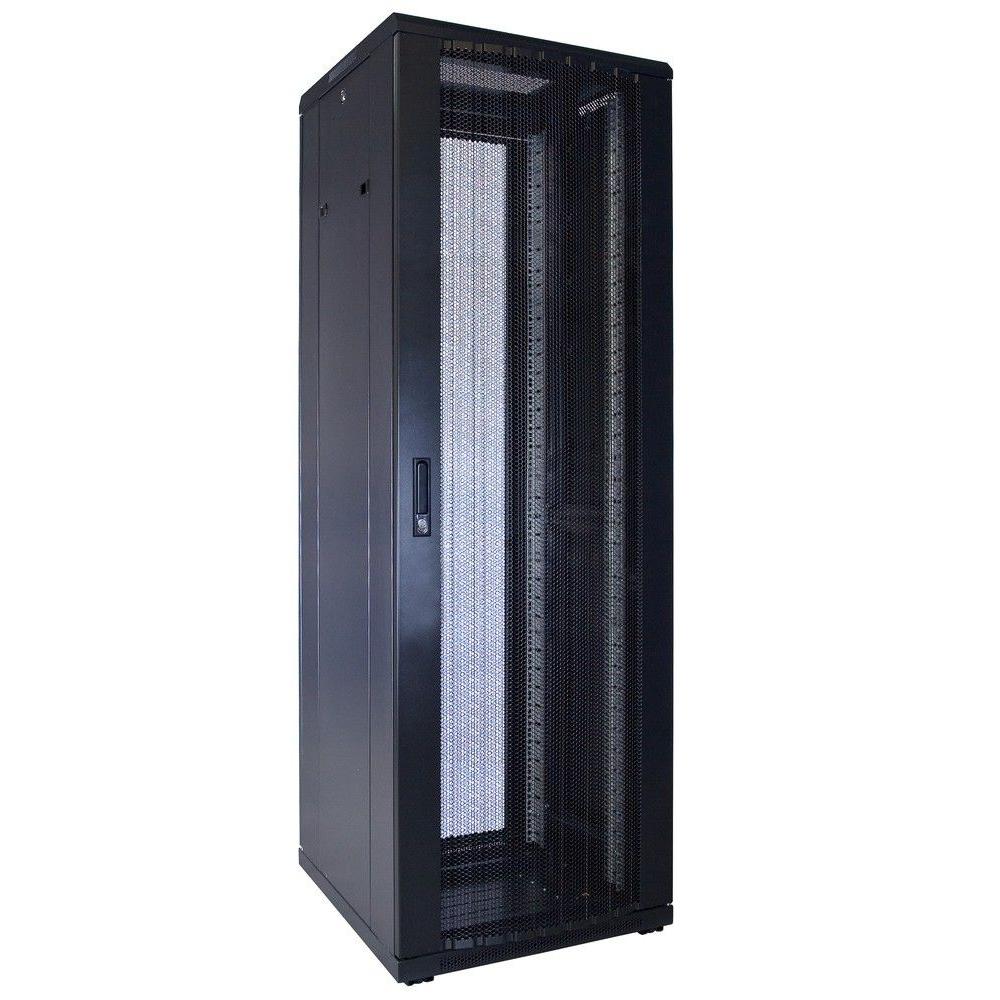 37U Serverkabinet 19 Tommer 600x600x1800mm (BxDxH) Patchkabinet Rackkabinet Datakabinet