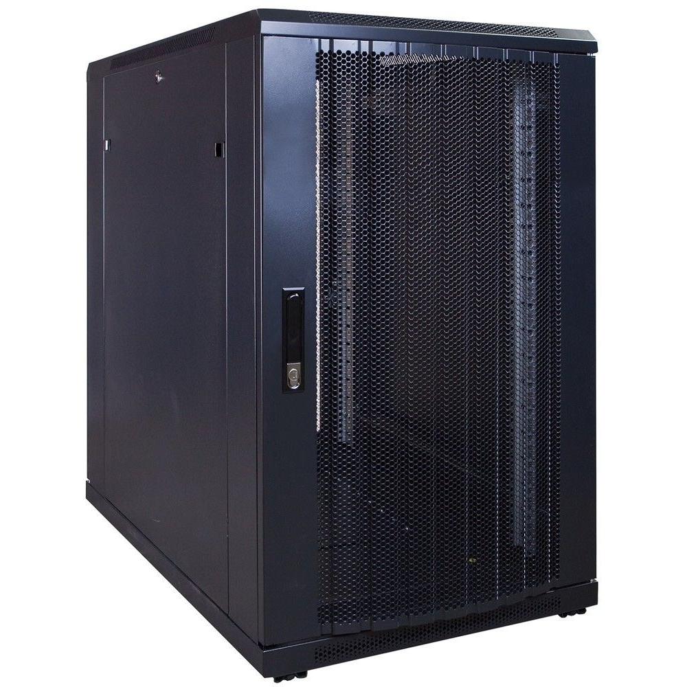 18U Serverkabinet 19 Inch 600x1000x1000mm (BxDxH) Patchkabinet Rackkabinet Datakabinet