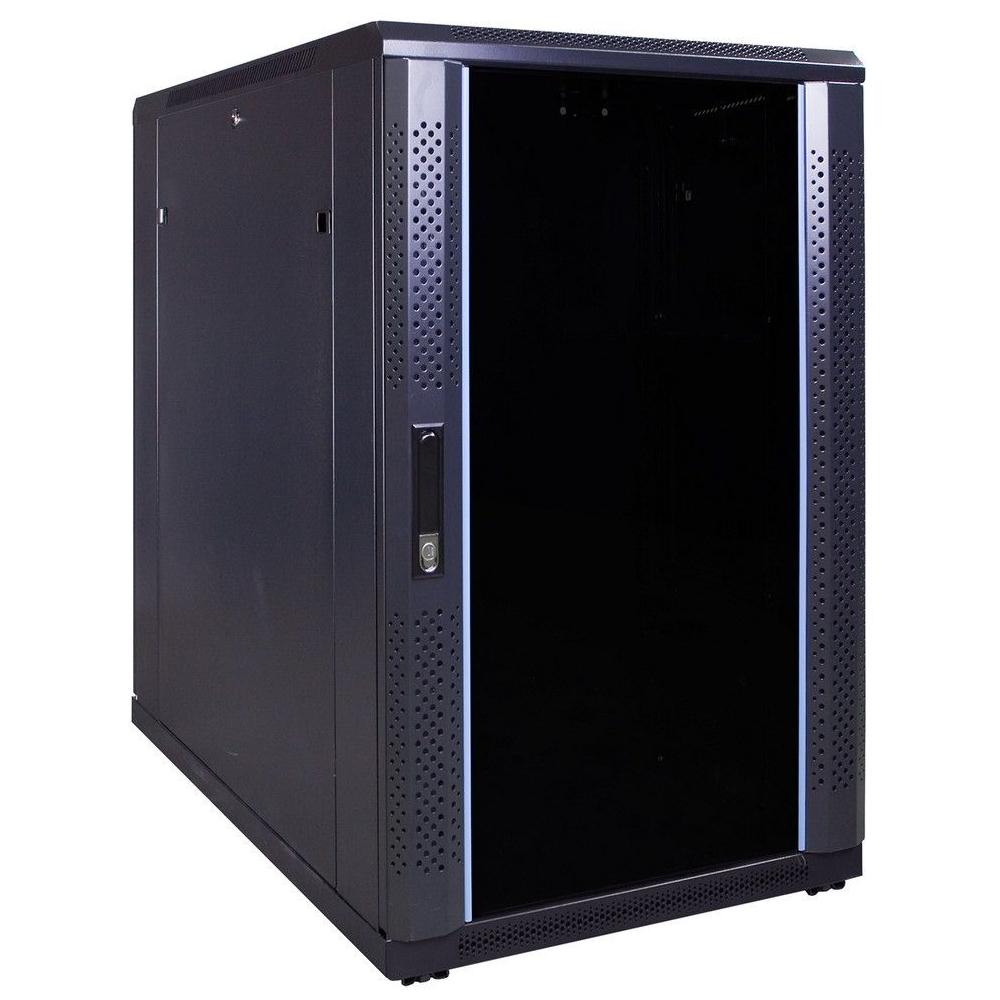 18U Serverkabinet 19 Inch 600x1000x1000mm (BxDxH) Patchkabinet Rackkabinet Datakabinet