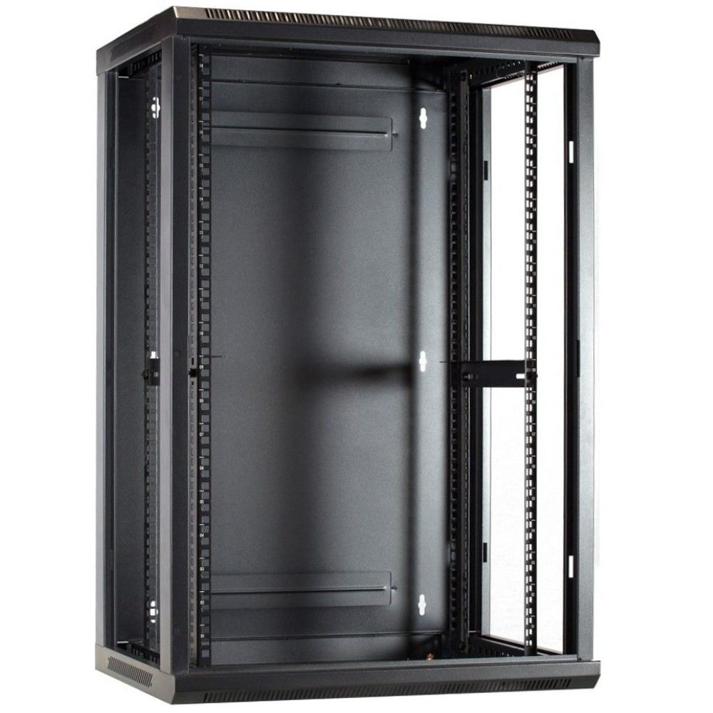 18U Serverkabinet 19 tommer 600x450x900mm (BxDxH) Patchkabinet Vægkabinet Datakabinet