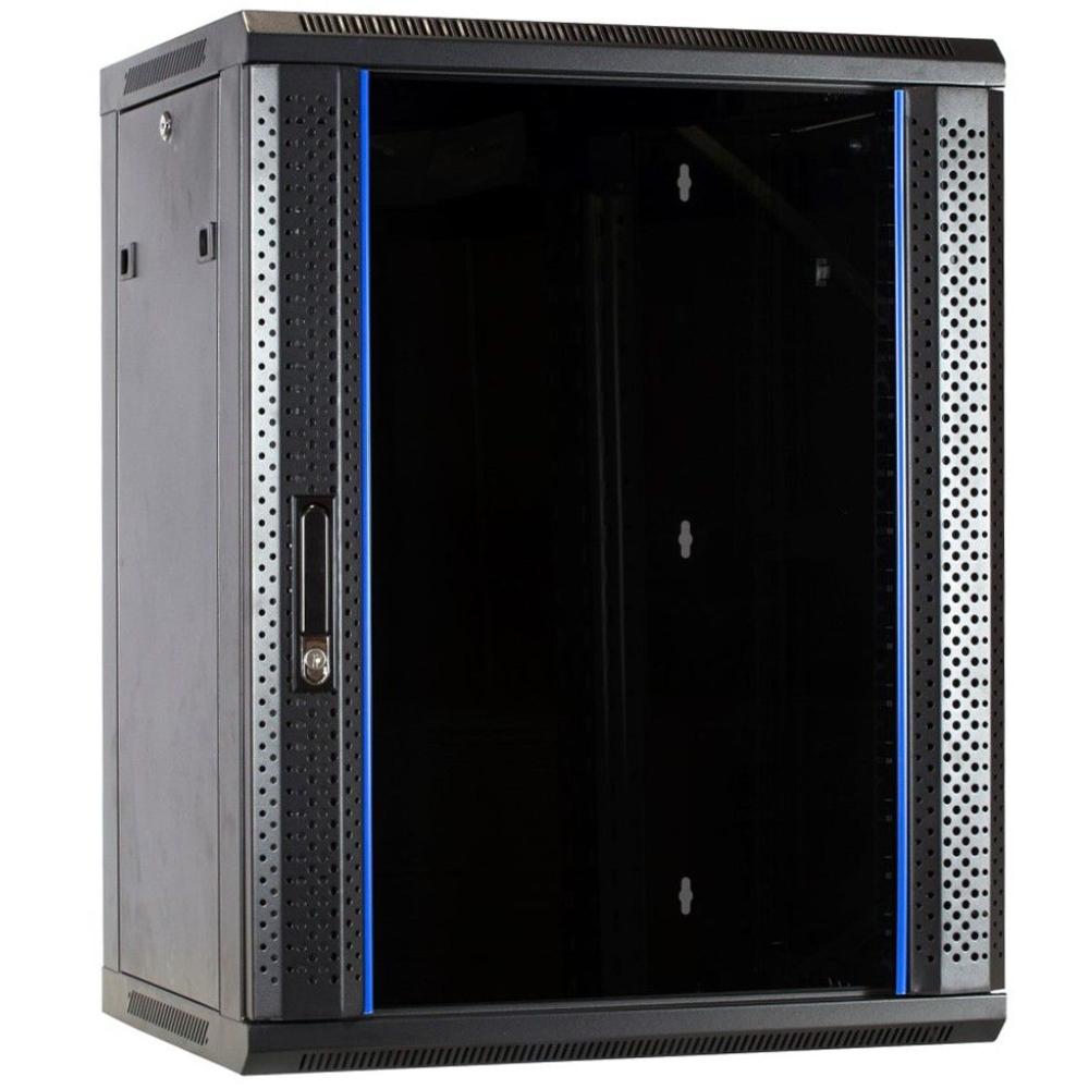 15U Serverkabinet 19 Inch 600x450x770mm (BxDxH) Patchkabinet Vægkonsoll Datakabinet