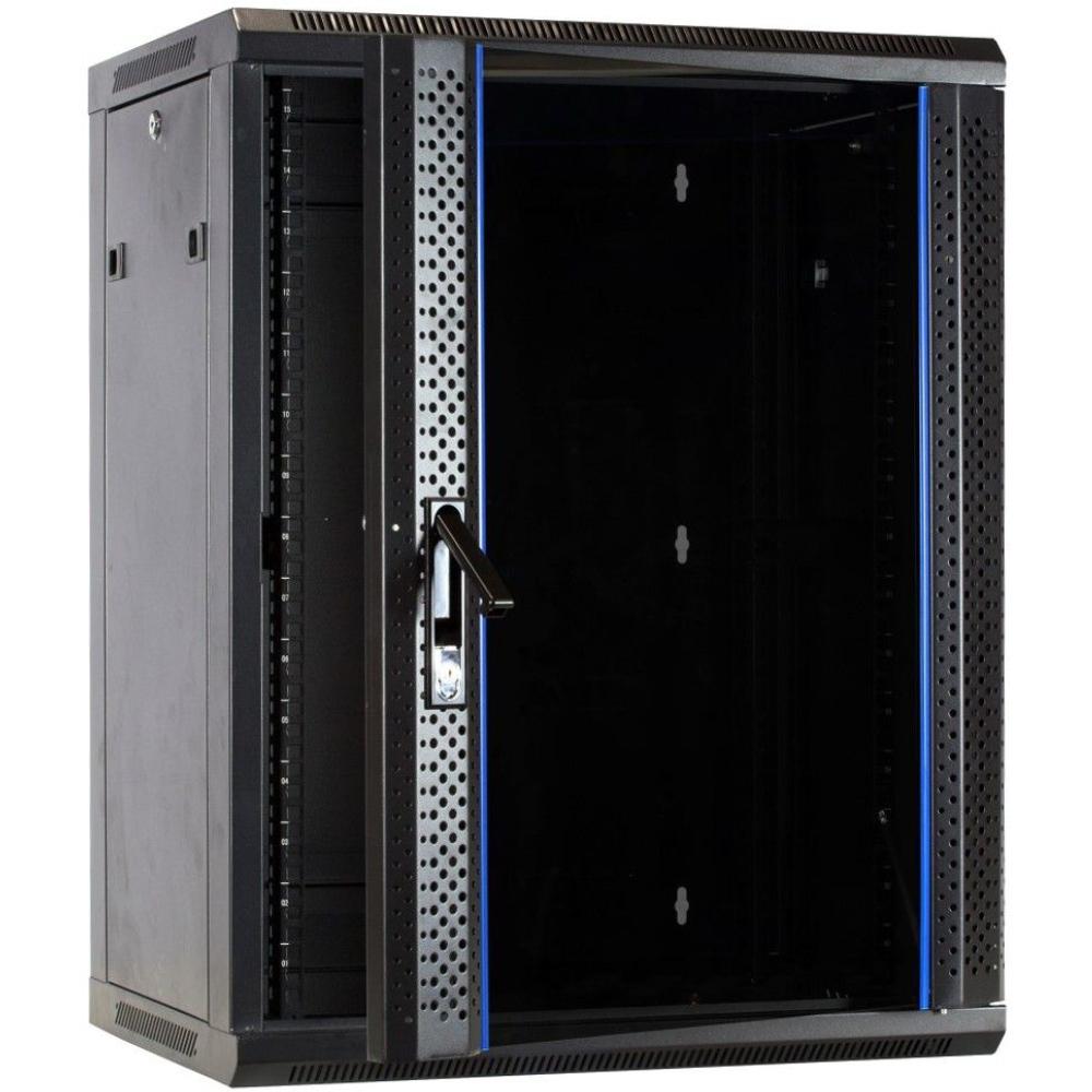 15U Serverkabinet 19 Inch 600x450x770mm (BxDxH) Patchkabinet Vægkonsoll Datakabinet