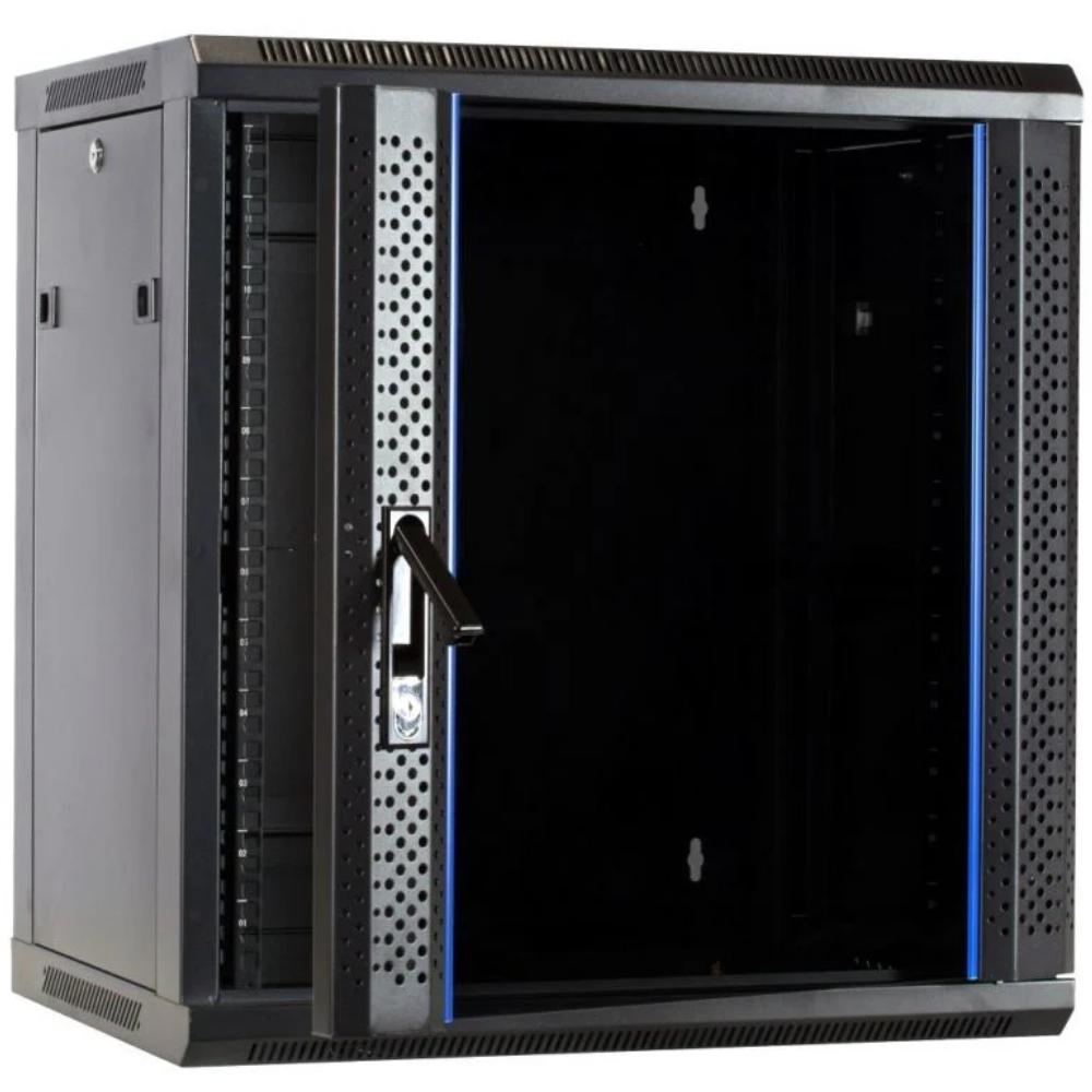 12U Serverkabinet 19 Tommer 600x450x635mm (BxDxH) Patchkabinet Vægkonsoll Datakabinet