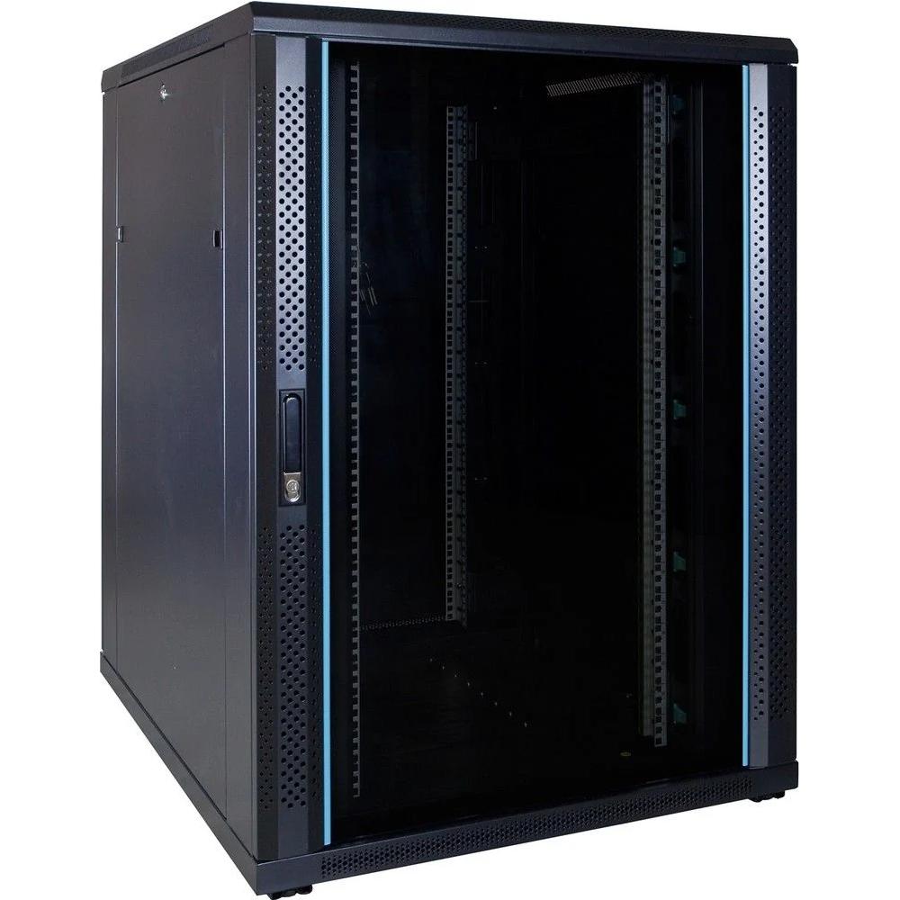 22U Serverkabinet 19 tommer 800x1000x1200mm (BxDxH) Patchkabinet Rackkabinet Datakabinet