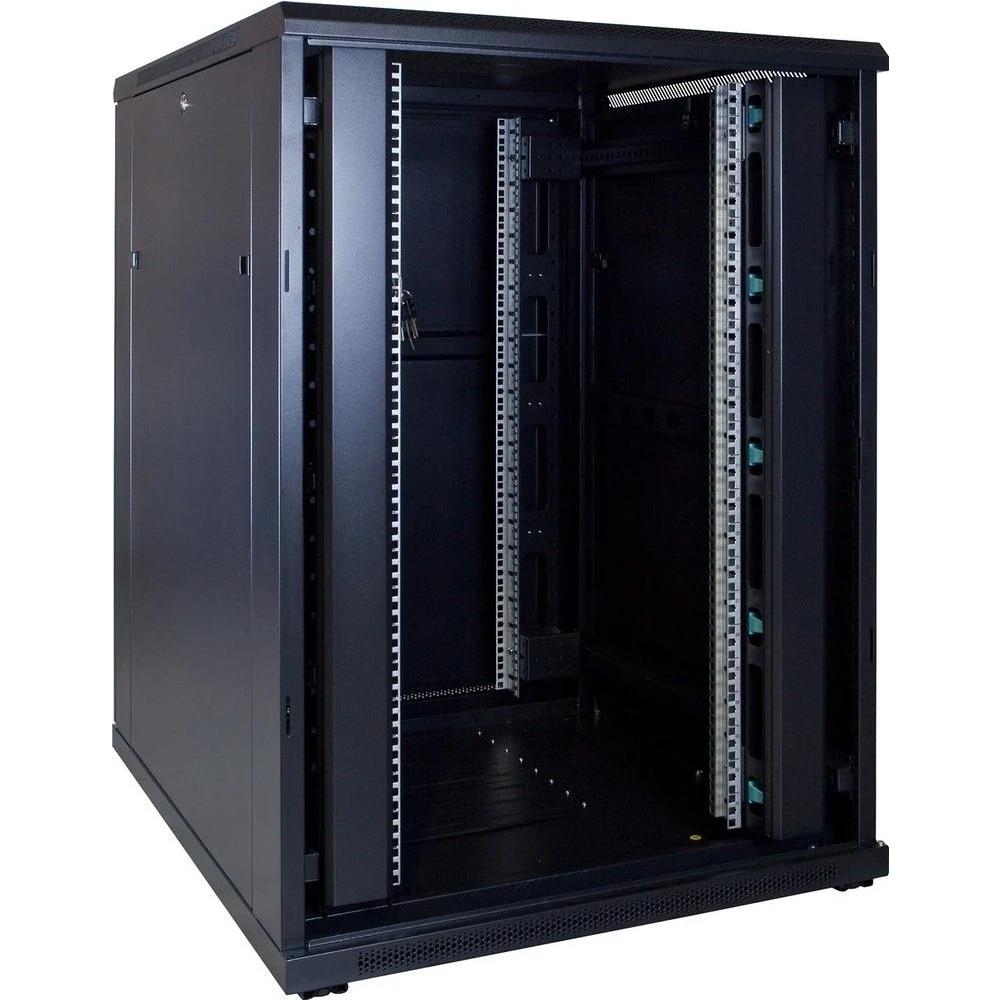 22U Serverkabinet 19 tommer 800x1000x1200mm (BxDxH) Patchkabinet Rackkabinet Datakabinet