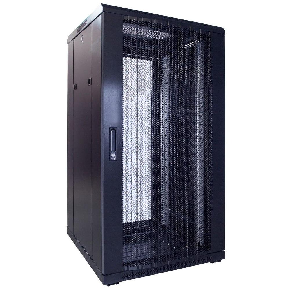 22U Serverkabinet 19 Inch 600x600x1200mm (BxDxH) Patchkabinet Rackkabinet Datakabinet