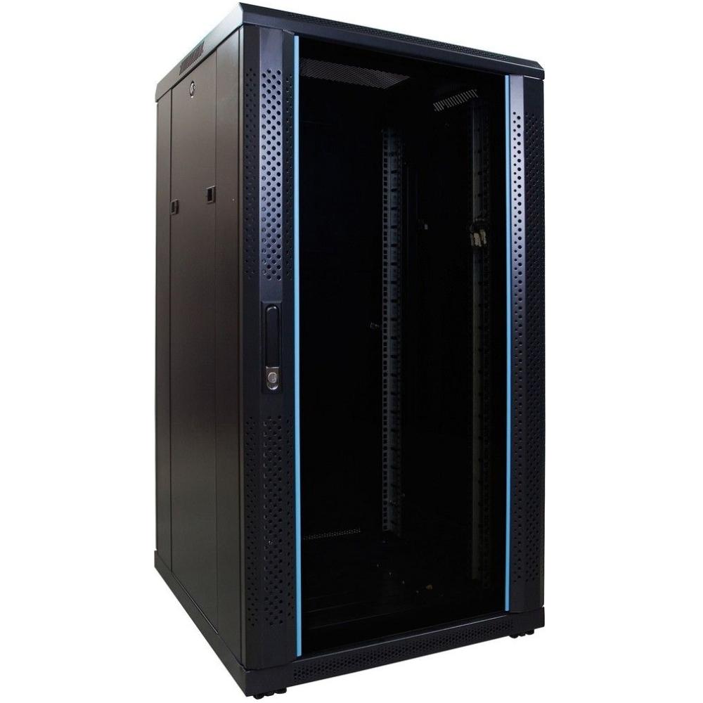 22U Serverkabinet 19 Inch 600x600x1200mm (BxDxH) Patchkabinet Rackkabinet Datakabinet