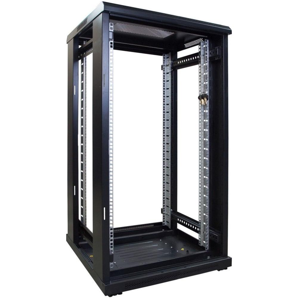 22U Serverkabinet 19 Inch 600x600x1200mm (BxDxH) Patchkabinet Rackkabinet Datakabinet