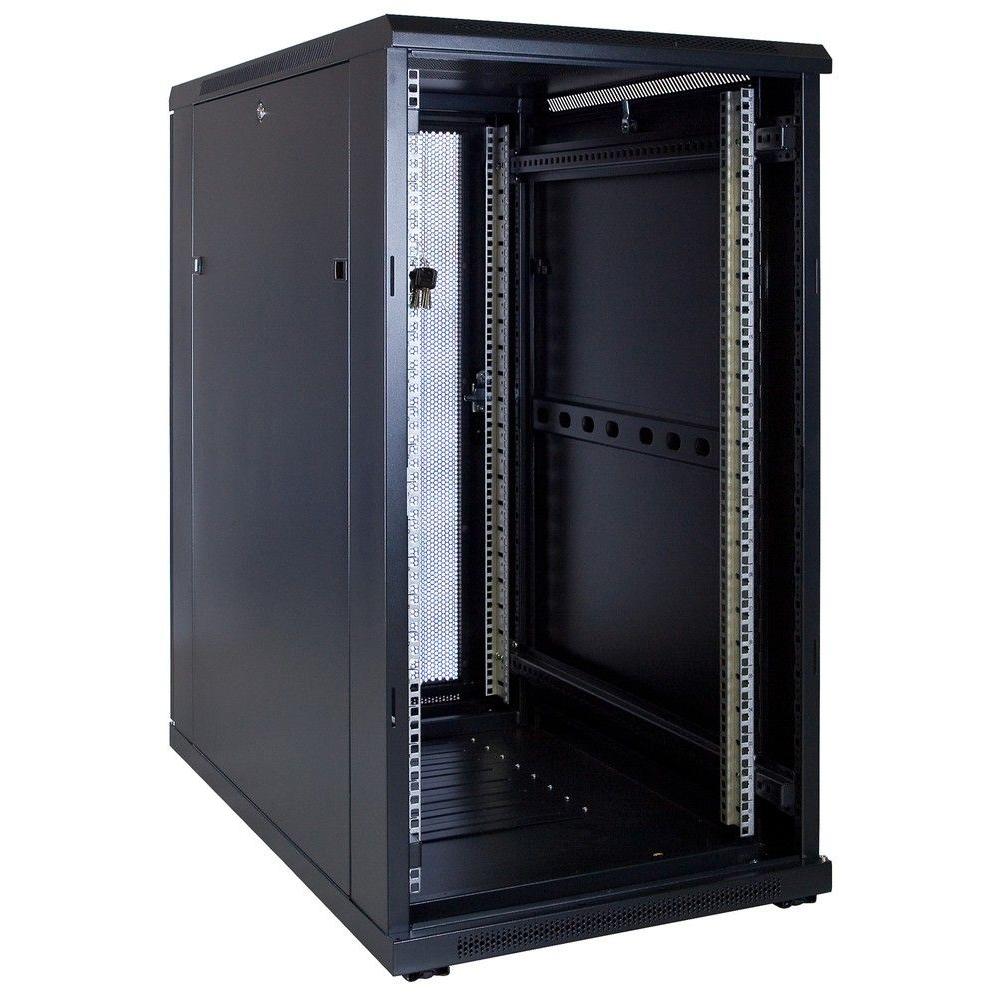 22U Serverkabinet 19 Inch 600x1000x1200mm (BxDxH) Patchkabinet Rackkabinet Datakabinet