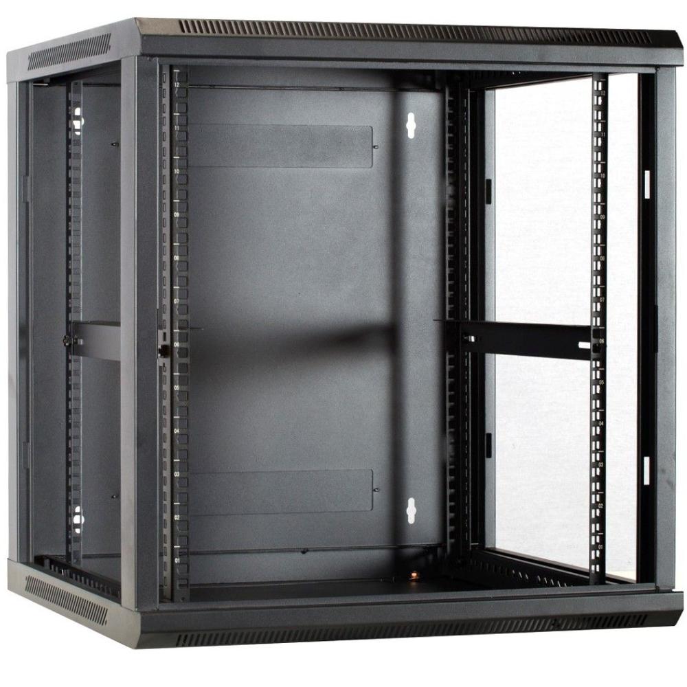 12U Serverkabinet 19 tommer 600x600x635mm (BxDxH) Patchkabinet Vægkonsoll Datakabinet