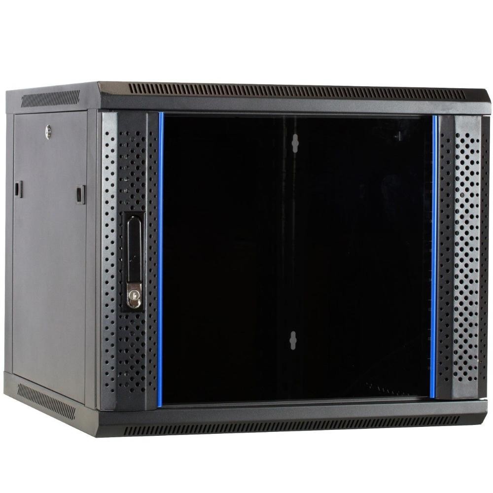 9U Serverkabinet 19 tommer 600x600x500mm (BxDxH) Patchkabinet Vægkonsoll Datakabinet