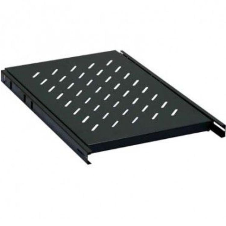 1U Udtrækkelig hylde 482 x 730 x 44 mm (BxDxH) 19 tommer Patchskab Rackskab Dataskab