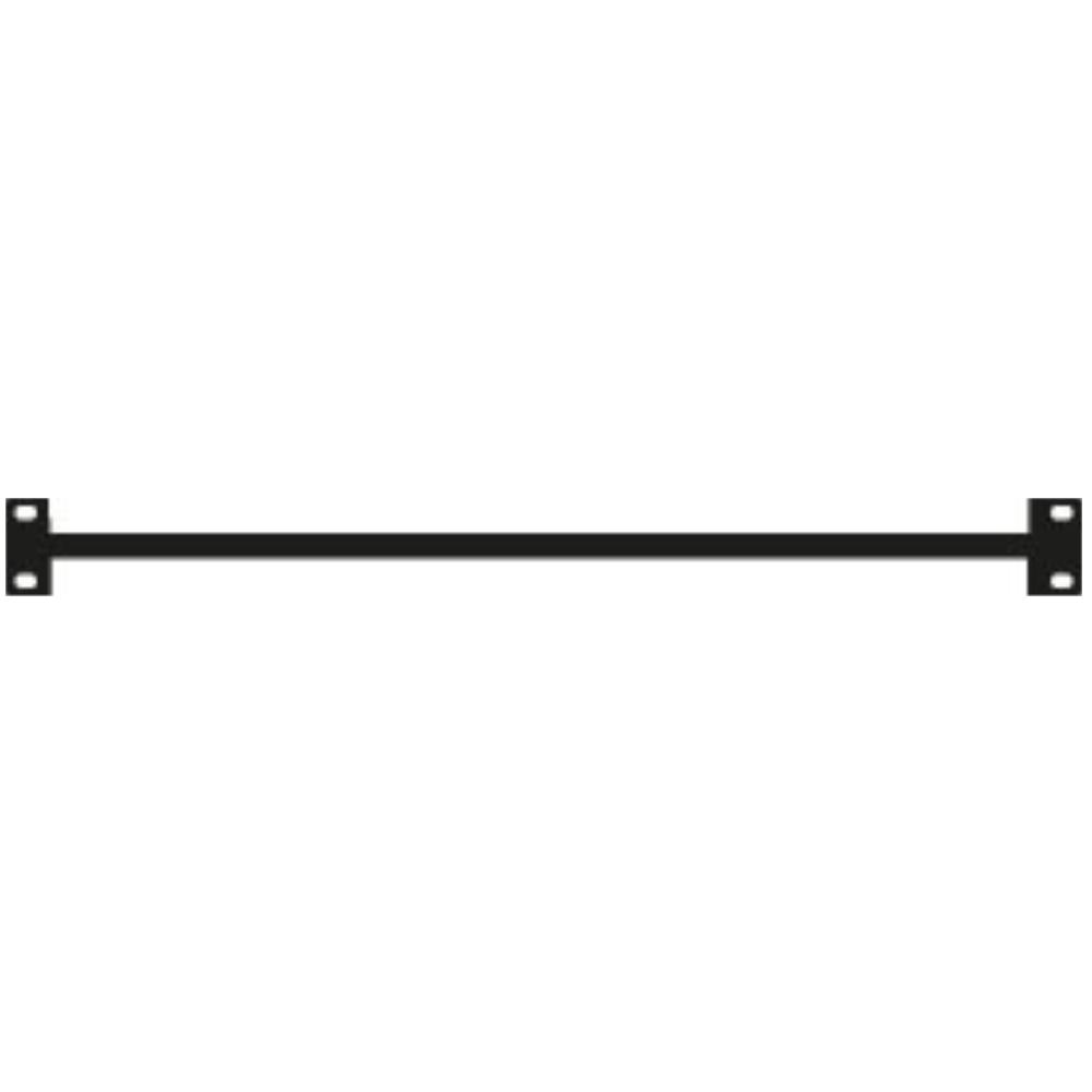 1U Justerbart hyldesæt 482 x 550 x 44 mm (BxDxH) Patchkabinet Rackskab Dataskab