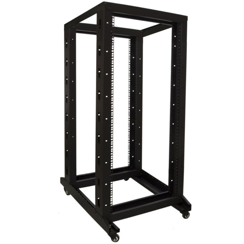 27U Relay rack på hjul 600x800x1400mm (BxDxH) 19 tommer Patchkabinet Serverkabinet Datakabinet