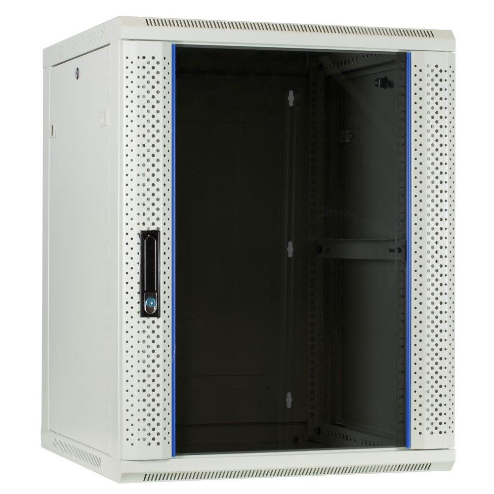 15U miniserverkabinet 19 Inch 600x600x770mm (BxDxH) Patchkabinet Rackkabinet Datakabinet