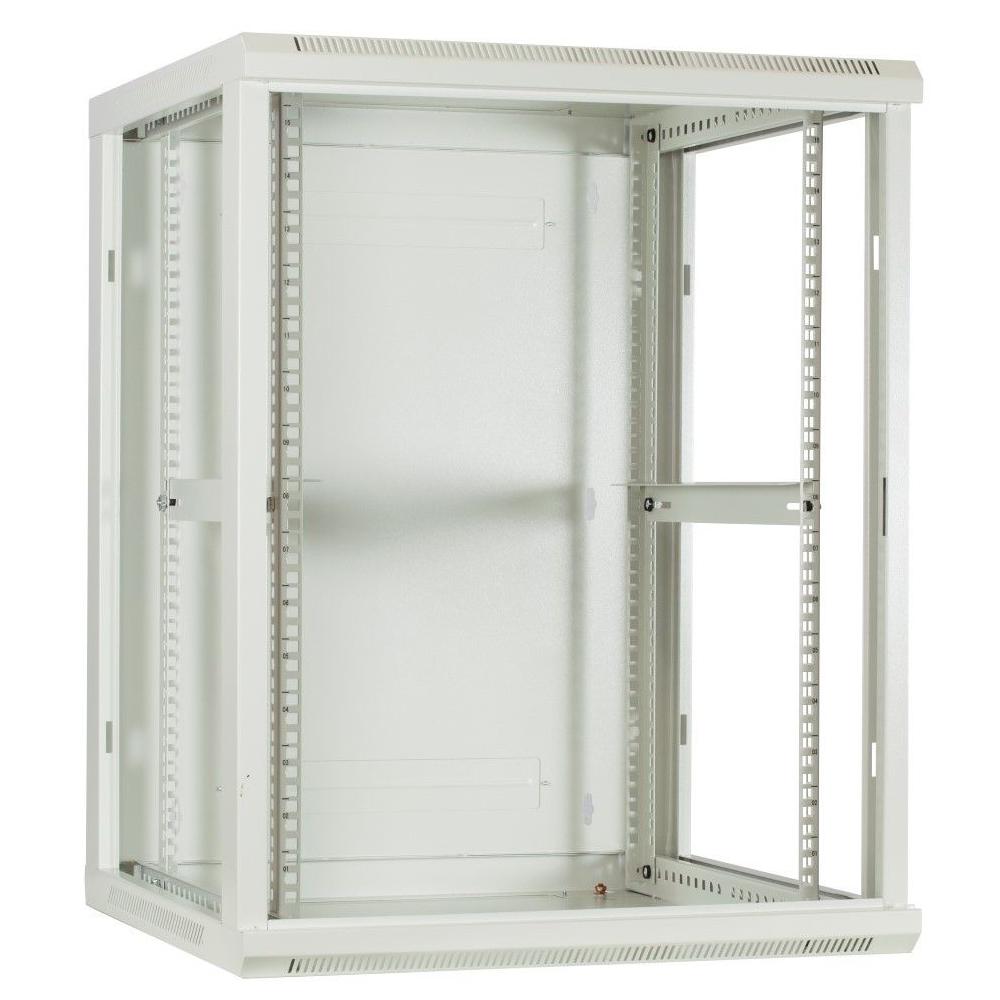 15U miniserverkabinet 19 Inch 600x600x770mm (BxDxH) Patchkabinet Rackkabinet Datakabinet