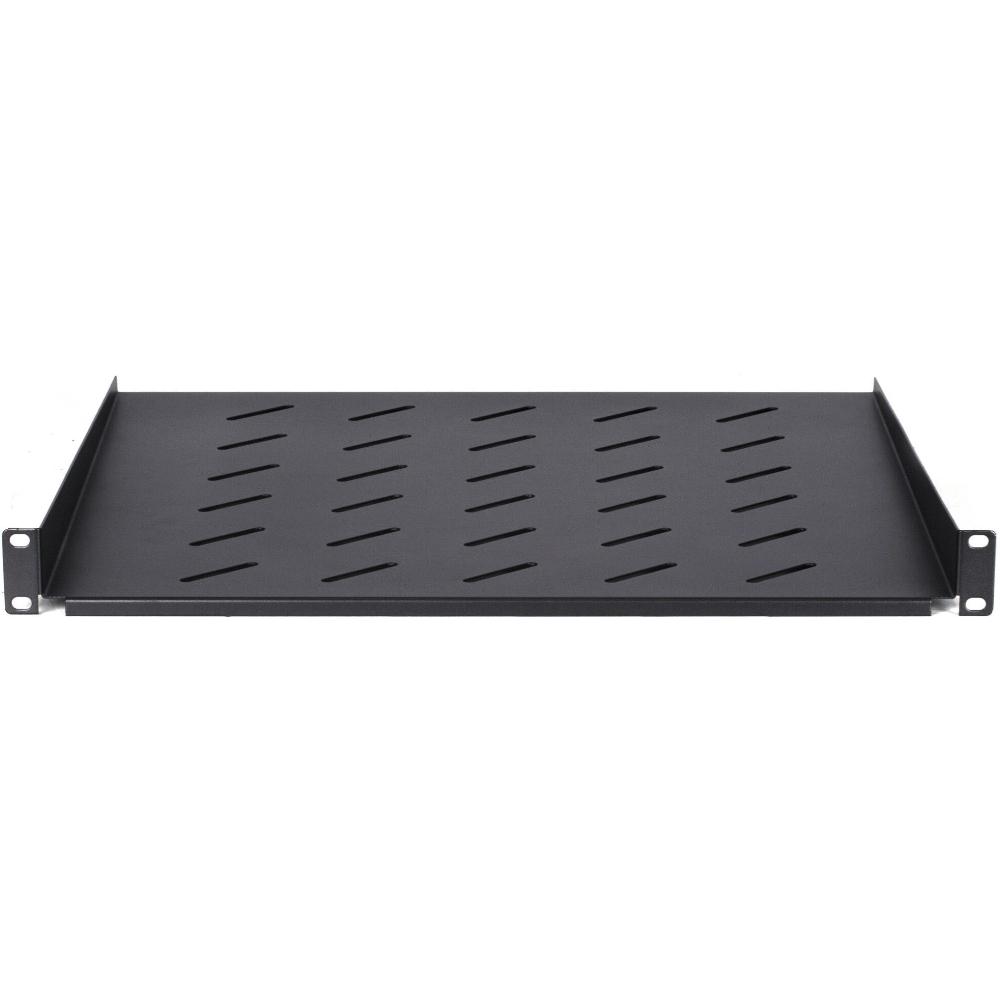1U Hyldeskuffe 485x450x44mm (BxDxH) 19 tommer Patchskab Rackskab Dataskab