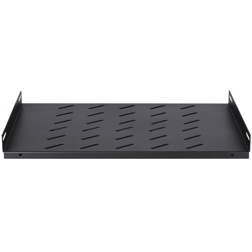 1U Hyldeskuffe 485 x 420 x 44 mm (BxDxH) 19 Inch Patchskab Rackskab Dataskab