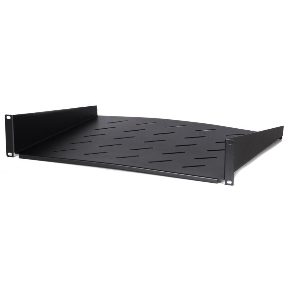 2U Hyldeskuffe 485x400x88mm (BxDxH) 19 Tommer Patchskab Rackskab Dataskab