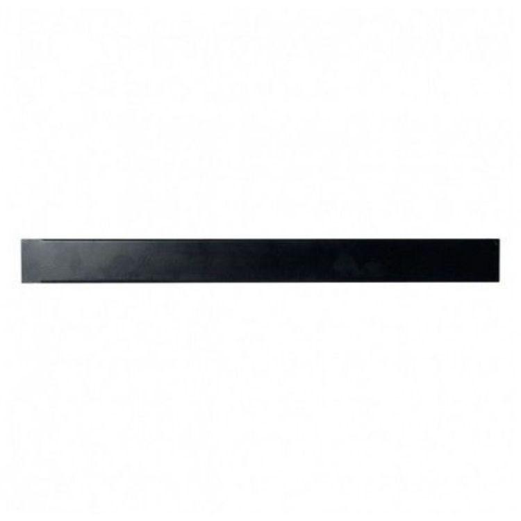 1U Afdækningspanel 19 tommer plast 483x10x44mm (BxDxH) Patchkabinet Serverkabinet Datakabinet