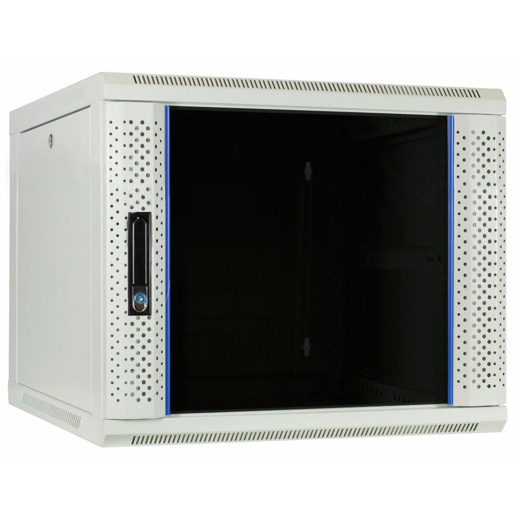 9U Serverkabinet 19 tommer 600x600x500mm (BxDxH) Patchkabinet Vægkonsoll Datakabinet