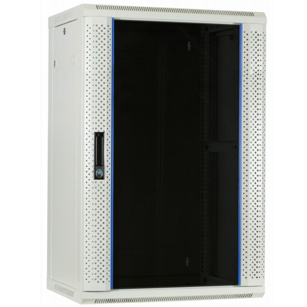 18U Serverkabinet 19 tommer 600x450x900mm (BxDxH) Patchkabinet Vægkabinet Datakabinet