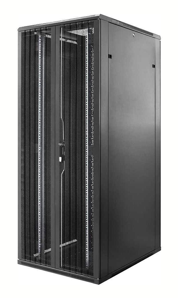 47U Serverkabinet 19 tommer 800x800x2200mm (BxDxH) Patchkabinet Rackkabinet Datakabinet