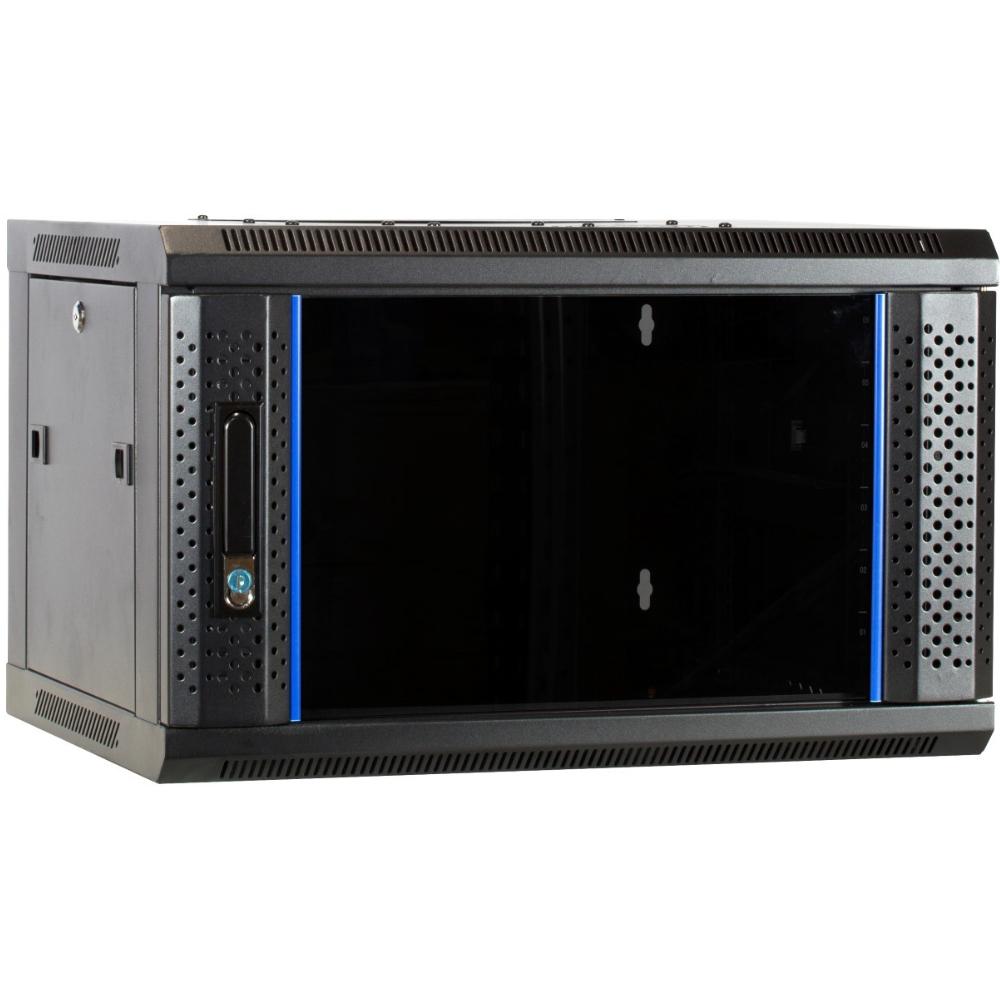 4U Serverkabinet 19 tommer 600x600x280mm (BxDxH) Patchkabinet Vægkonsoll Datakabinet