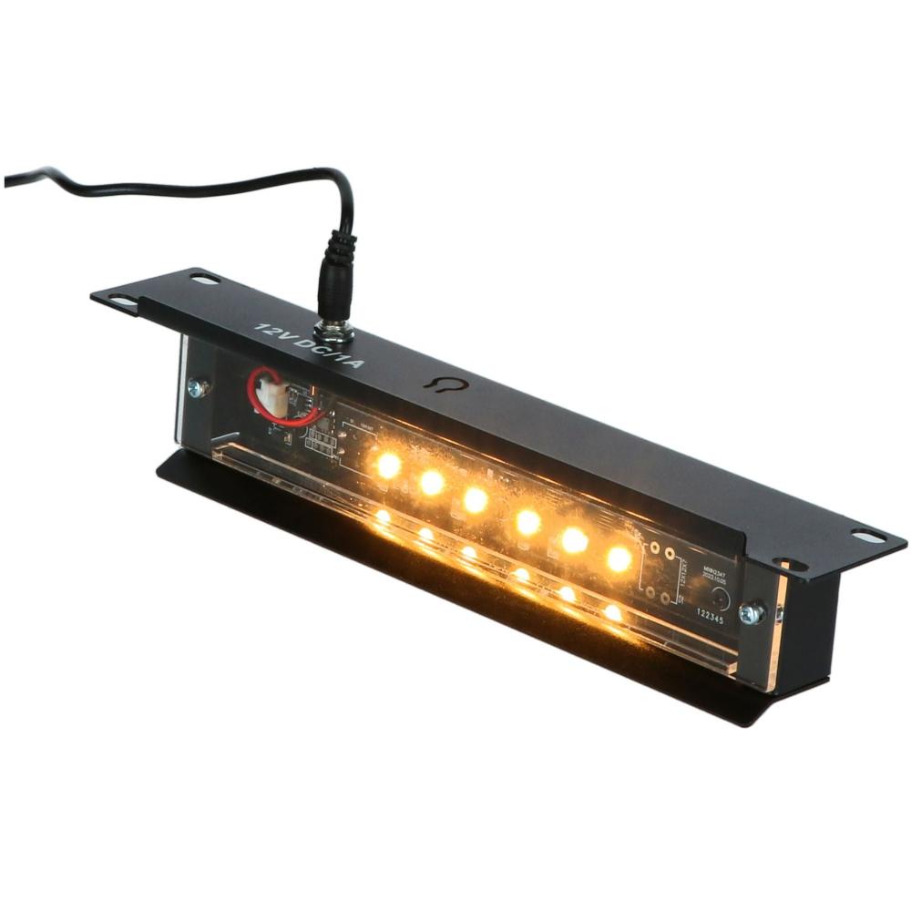1U LED-lamper Hvid 10 Inch 12 volt Patchskab Rackskab Dataskab