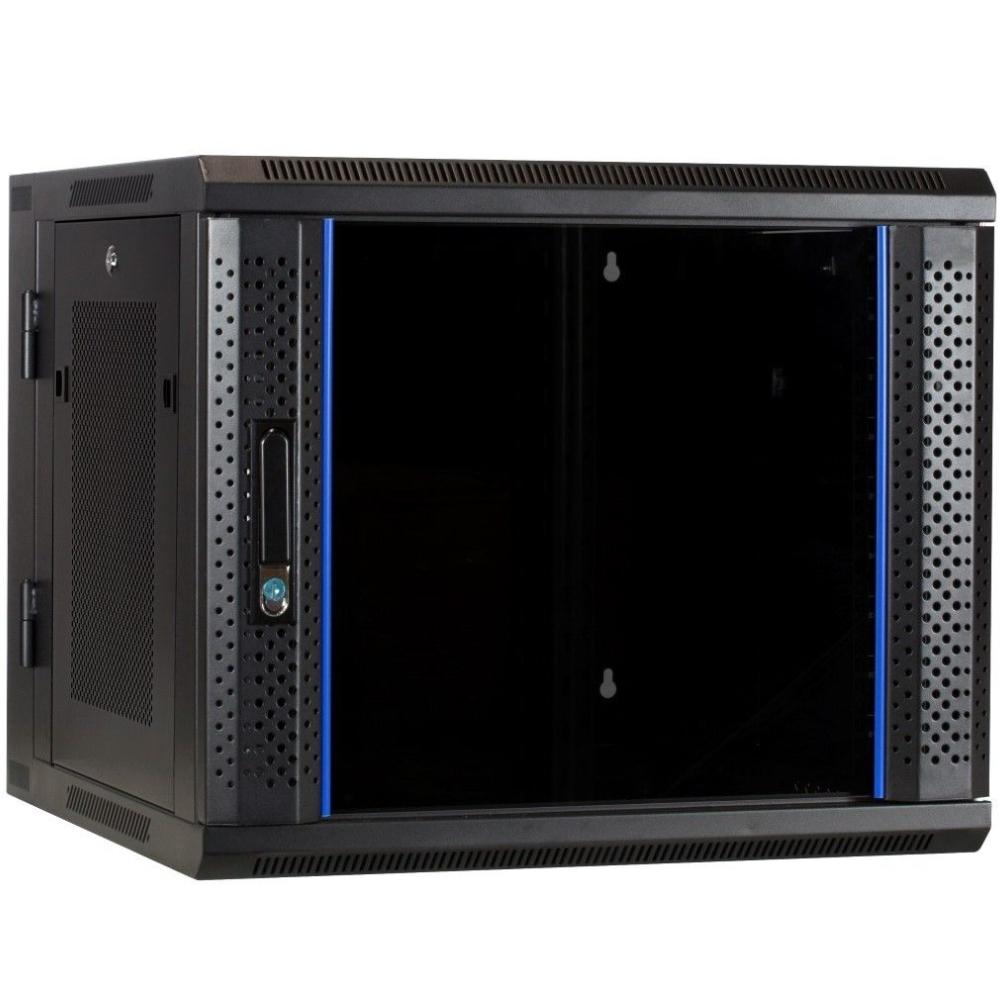 9U Serverkabinet 19 tommer 600x600x500mm (BxDxH) Patchkabinet Vægkonsoll Datakabinet