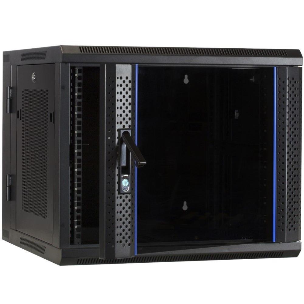 9U Serverkabinet 19 tommer 600x600x500mm (BxDxH) Patchkabinet Vægkonsoll Datakabinet