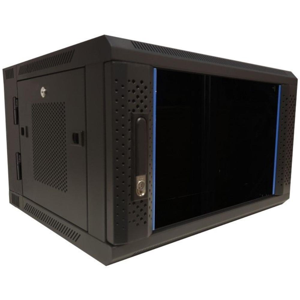 6U Serverkabinet 19 tommer 600x600x368mm (BxDxH) Patchkabinet Vægkabinet Datakabinet