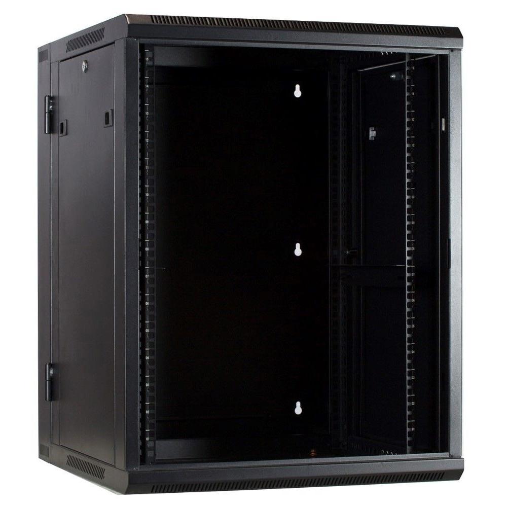 22U Serverkabinet 19 Tommer 600x600x1200mm (BxDxH) Patchkabinet Vægkonsol Datakabinet