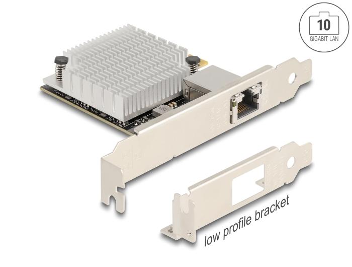 Delock PCI Express x4 Netværkskort 10 Gigabit LAN 1 x RJ45 AQC107S