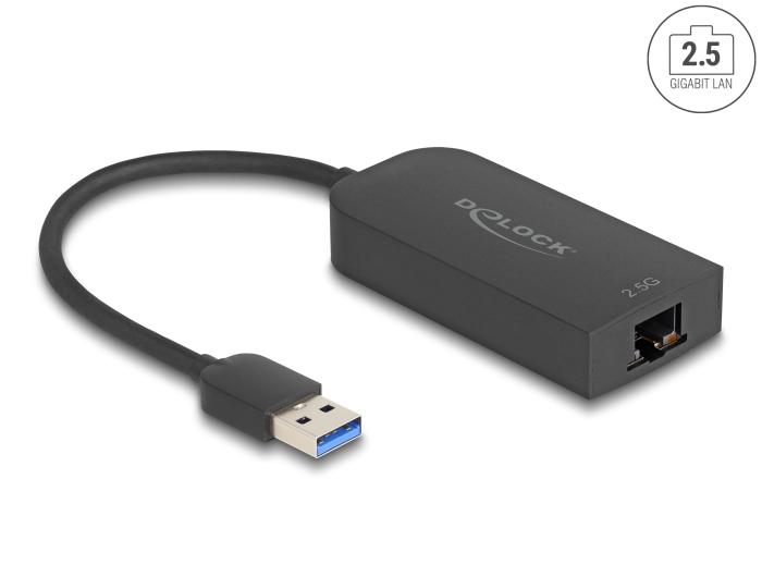 Delock USB type-A adapter til 2,5 Gigabit LAN