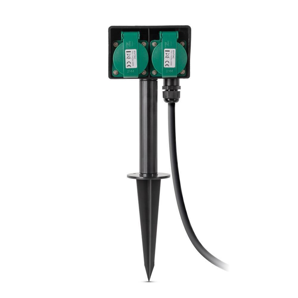 Entac Tuin-aansluitkabel O1S 2 stikdaser 5m IP44 - Entac
