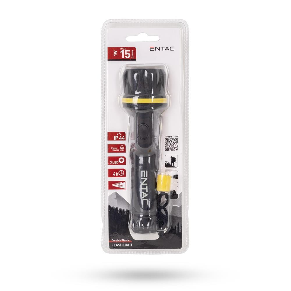 Entac Flashlight 2AA Plastic - Entac