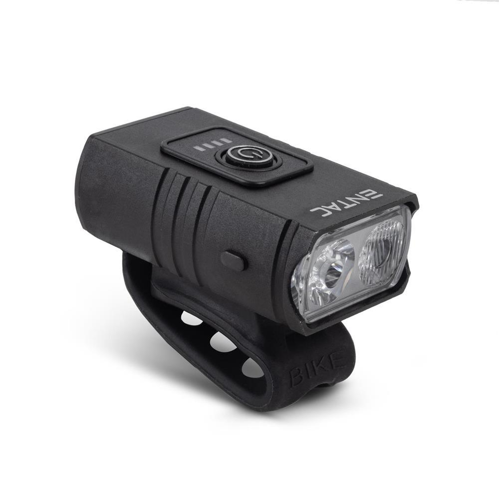 Entac Bikelight ALU 8W Genopladelig - Entac