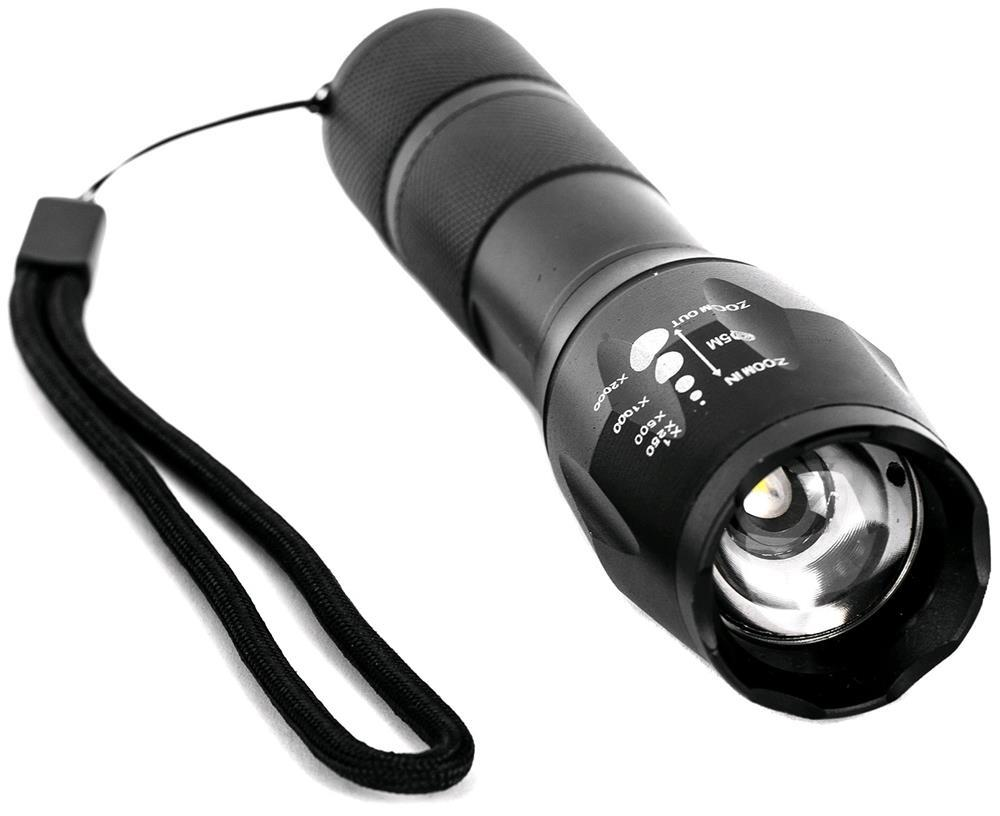 Entac Flashlight Zoom Alu (+Cykelholder) - Entac