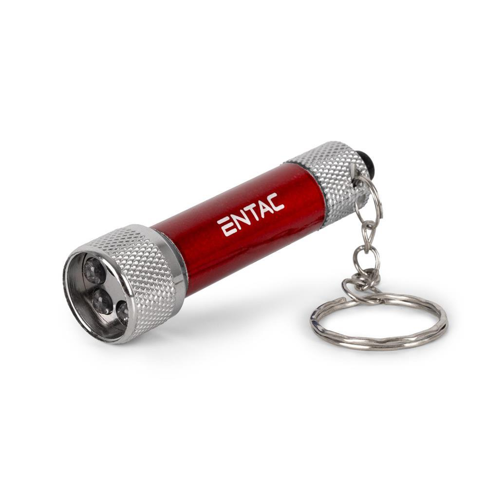 Entac Flashlight 5LED Keychain Rød - Entac