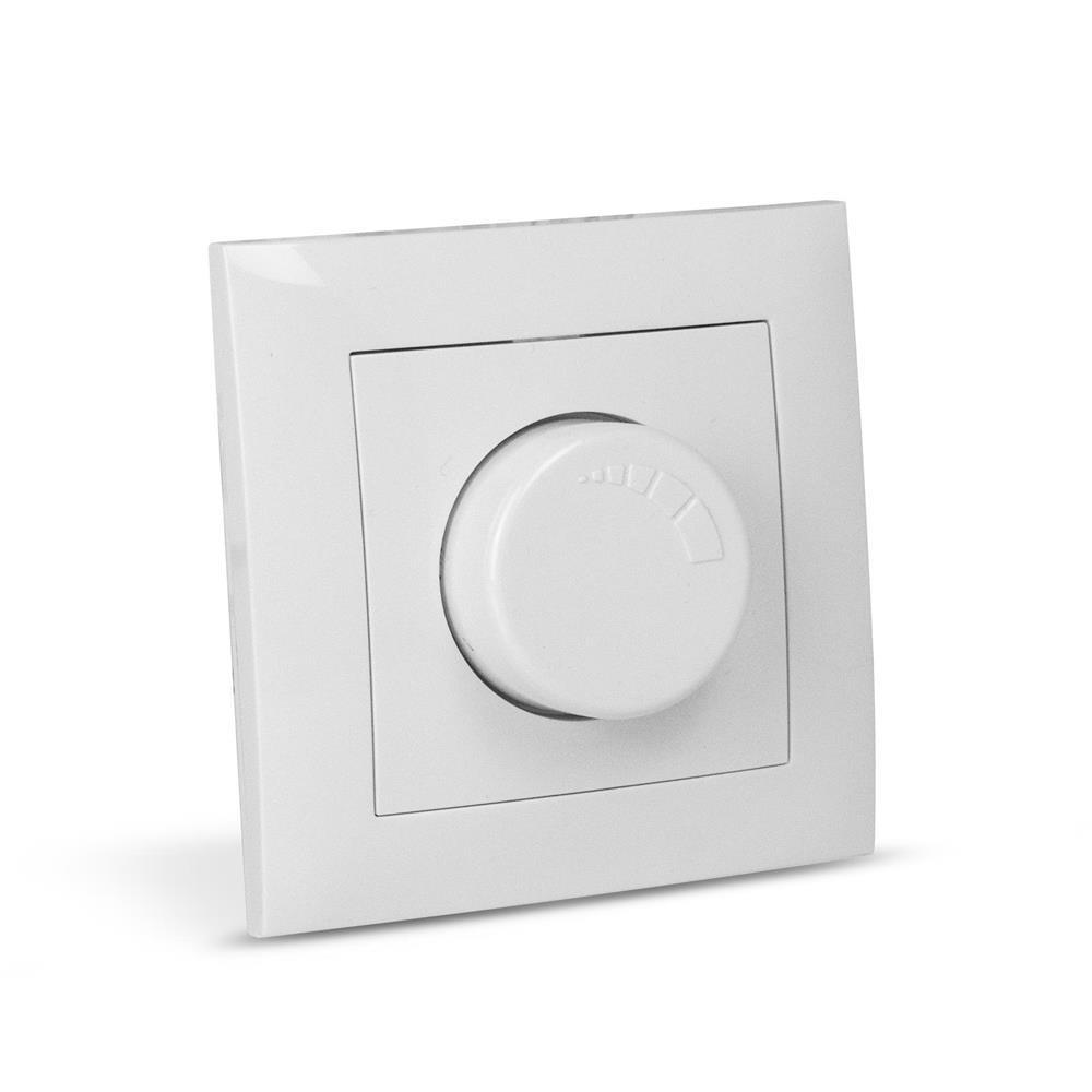 Entac Arnold indbygningsvægkontakt-dæmper maks. 200W Hvid - Entac