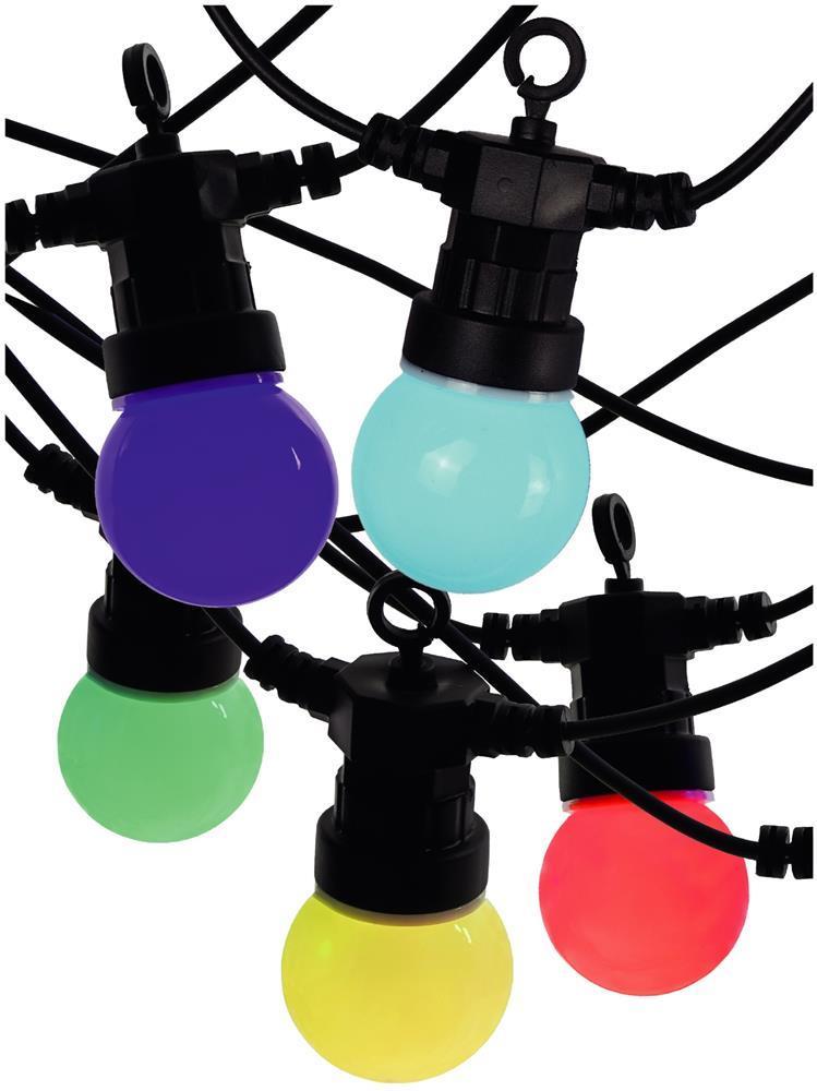 Avide Outdoor String 5m RGB Sammenkoblingsbar Med Fjernbetjening - Avide